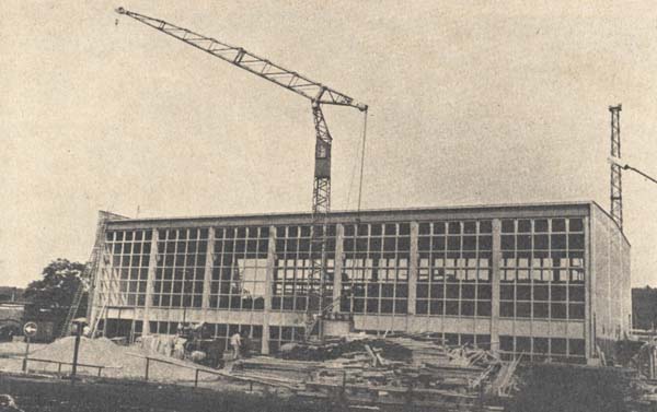 1964: Rohbau Gebäude I